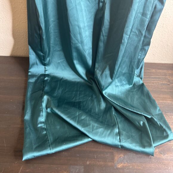 Xxxiticat Green Midi Dress Sexy Spaghetti Strap Size Medium - Picture 13 of 14